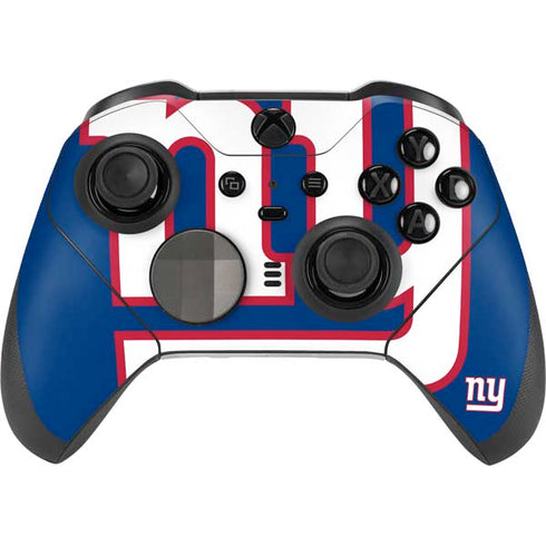 NFL New York Giants Large Logo Xbox Elite Wireless Controller Series 2 Skin