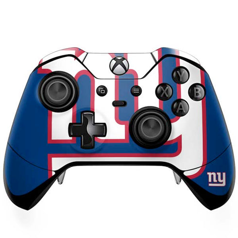 NFL New York Giants Large Logo Xbox One Elite Controller Skin
