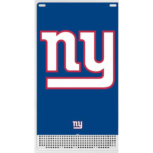 NFL New York Giants Large Logo Xbox Series S Console Skin