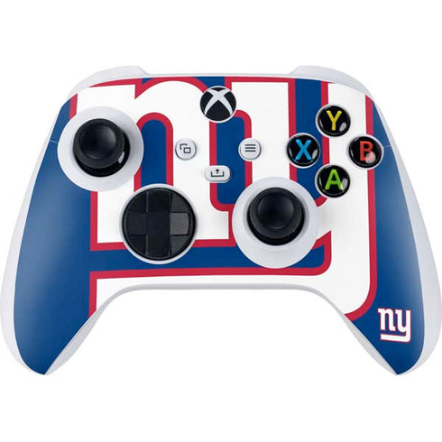 NFL New York Giants Large Logo Xbox Series S Controller Skin
