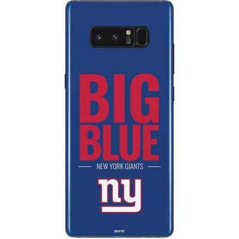 NFL New York Giants Team Motto Galaxy Note 8 Skin
