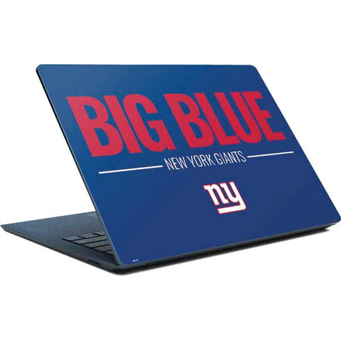 NFL New York Giants Team Motto Surface Laptop Skin
