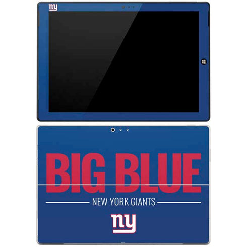 NFL New York Giants Team Motto Surface Pro 3 Skin