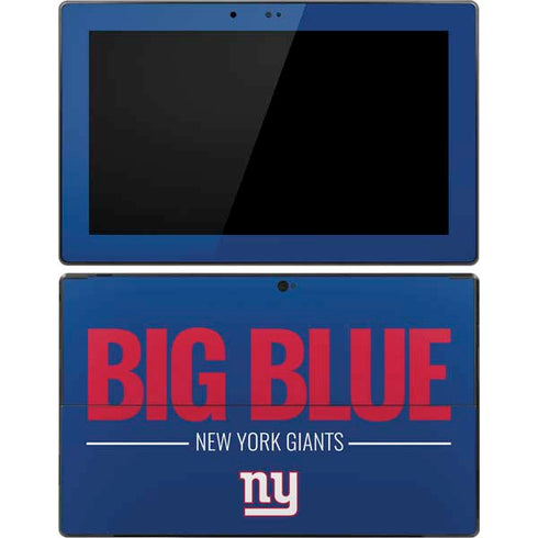 NFL New York Giants Team Motto Surface Pro Tablet Skin