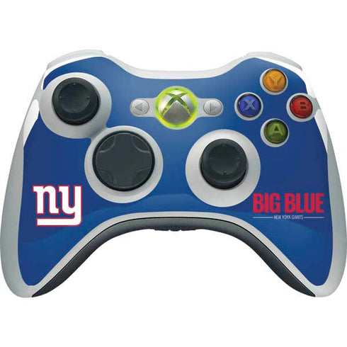 NFL New York Giants Team Motto Xbox 360 Wireless Controller Skin