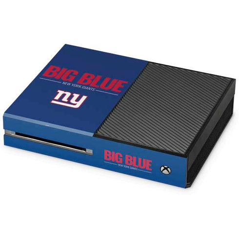 NFL New York Giants Team Motto Xbox One Console Skin