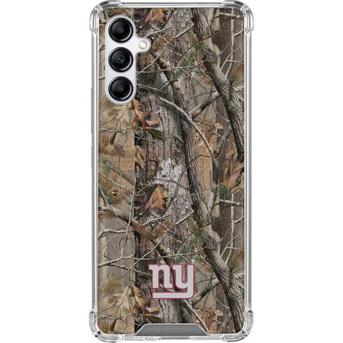 NFL New York Giants Realtree AP Camo Galaxy A15 5G Clear Case