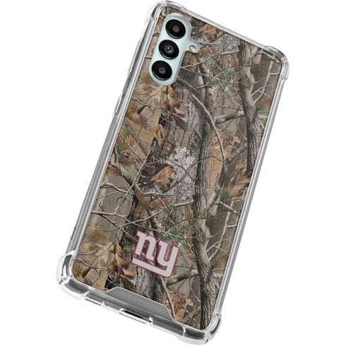 NFL New York Giants Realtree AP Camo Galaxy A15 5G Clear Case