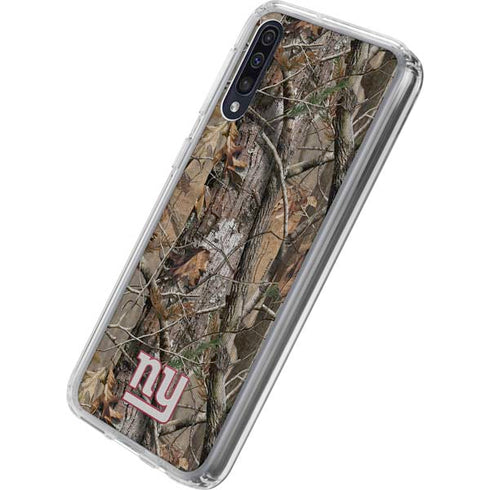 NFL New York Giants Realtree AP Camo Galaxy A50 Clear Case