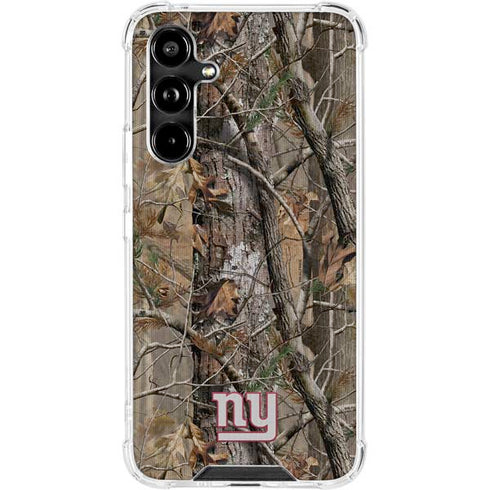 NFL New York Giants Realtree AP Camo Galaxy A54 5G Clear Case