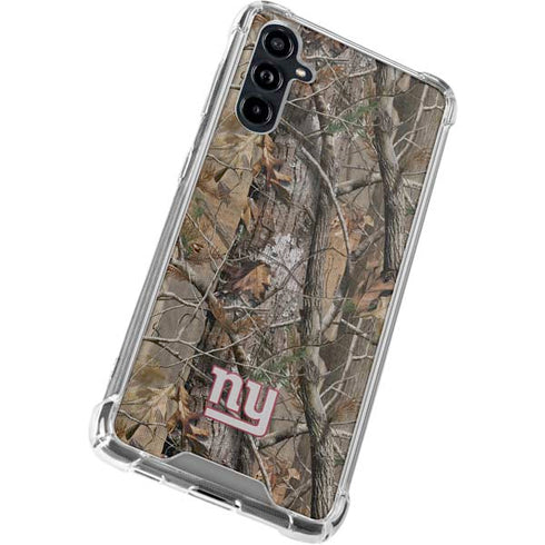 NFL New York Giants Realtree AP Camo Galaxy A54 5G Clear Case