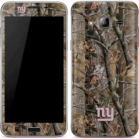 NFL New York Giants Realtree AP Camo Galaxy J3 Skin