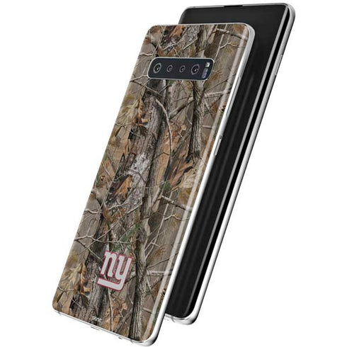 NFL New York Giants Realtree AP Camo Galaxy S10 Plus Skin