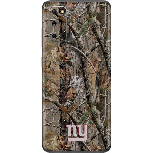NFL New York Giants Realtree AP Camo Galaxy S20 Skin