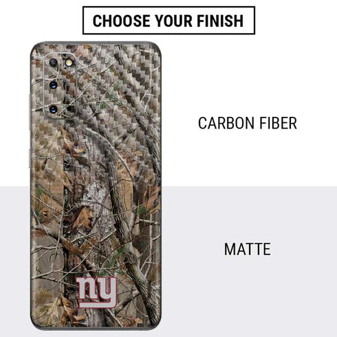 NFL New York Giants Realtree AP Camo Galaxy S20 Skin