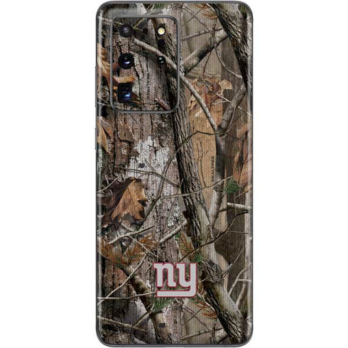 NFL New York Giants Realtree AP Camo Galaxy S20 Ultra 5G Skin