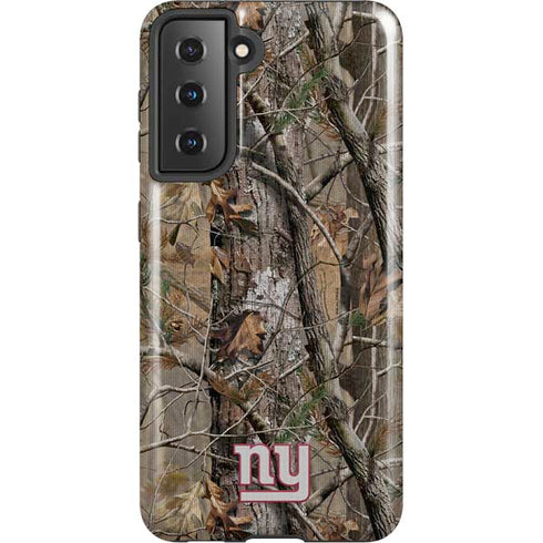 NFL New York Giants Realtree AP Camo Galaxy S21 5G Pro Case