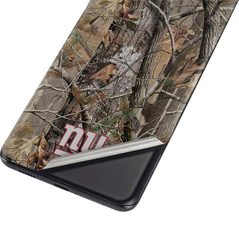 NFL New York Giants Realtree AP Camo Galaxy S21 5G Skin