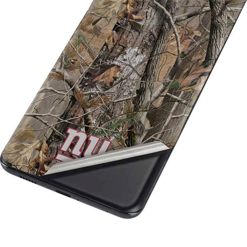 NFL New York Giants Realtree AP Camo Galaxy S21 Plus 5G Skin