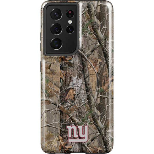 NFL New York Giants Realtree AP Camo Galaxy S21 Ultra 5G Pro Case