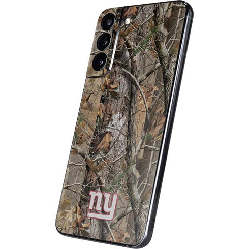 NFL New York Giants Realtree AP Camo Galaxy S22 Plus Skin