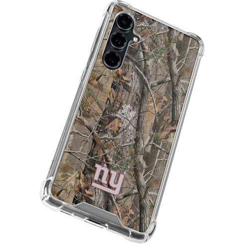 NFL New York Giants Realtree AP Camo Galaxy S23 FE Clear Case