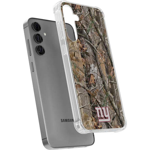 NFL New York Giants Realtree AP Camo Galaxy S24 Plus Clear Case