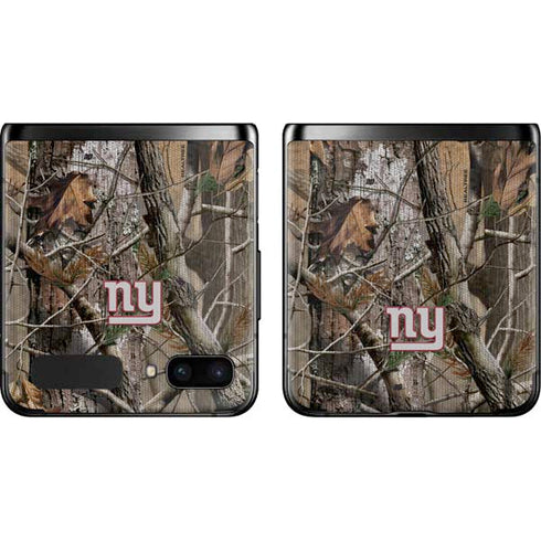 NFL New York Giants Realtree AP Camo Galaxy Z Flip Skin