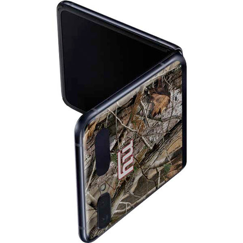 NFL New York Giants Realtree AP Camo Galaxy Z Flip Skin