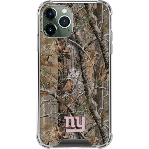 NFL New York Giants Realtree AP Camo iPhone 11 Pro Max Clear Case