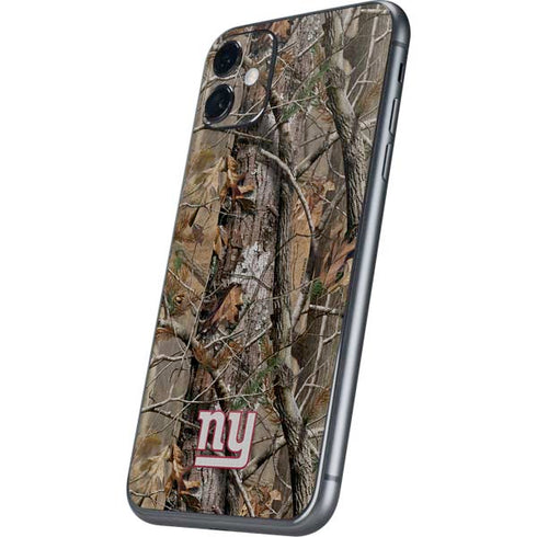 NFL New York Giants Realtree AP Camo iPhone 11 Skin