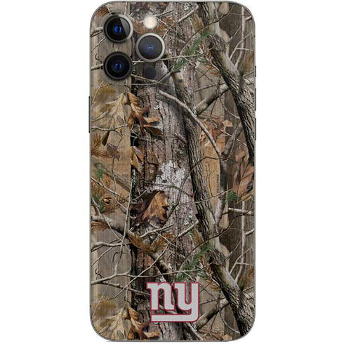 NFL New York Giants Realtree AP Camo iPhone 12 Pro Max Skin
