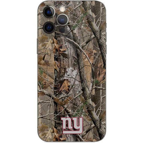 NFL New York Giants Realtree AP Camo iPhone 12 Pro Skin