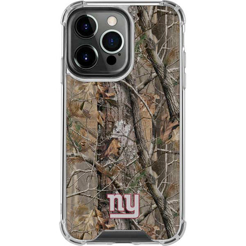 NFL New York Giants Realtree AP Camo iPhone 13 Pro Clear Case