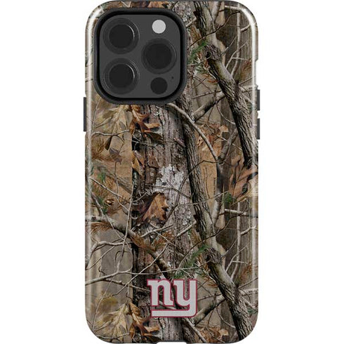 NFL New York Giants Realtree AP Camo iPhone 15 Pro Impact Case