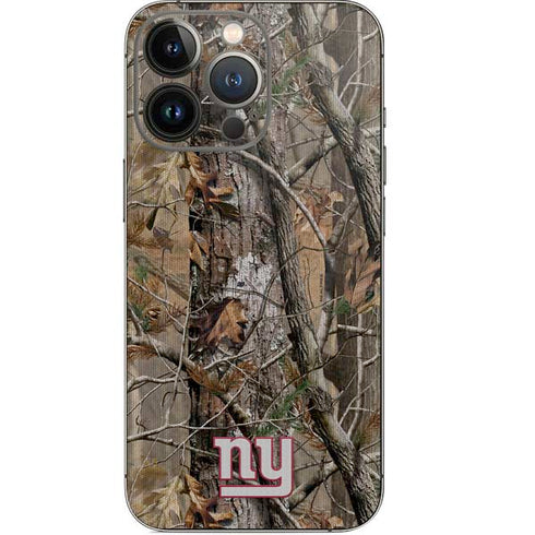 NFL New York Giants Realtree AP Camo iPhone 14 Pro Skin