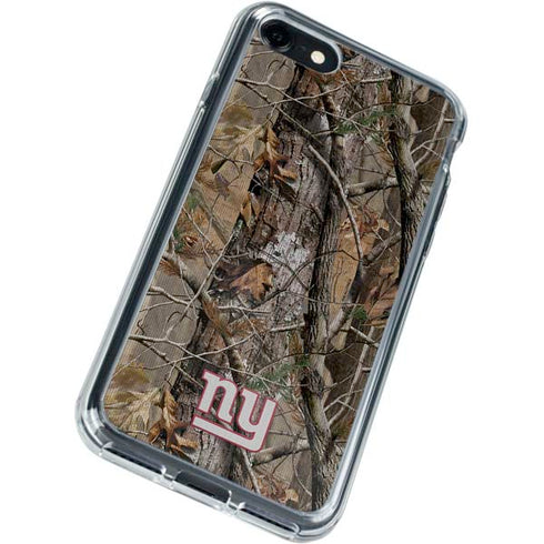 NFL New York Giants Realtree AP Camo iPhone SE (2nd & 3rd Gen) Clear Case