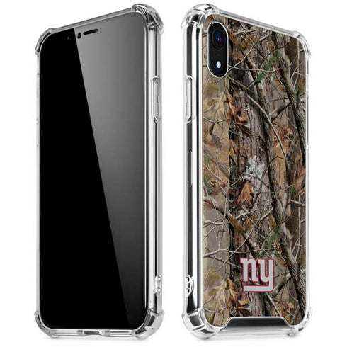NFL New York Giants Realtree AP Camo iPhone XR Clear Case