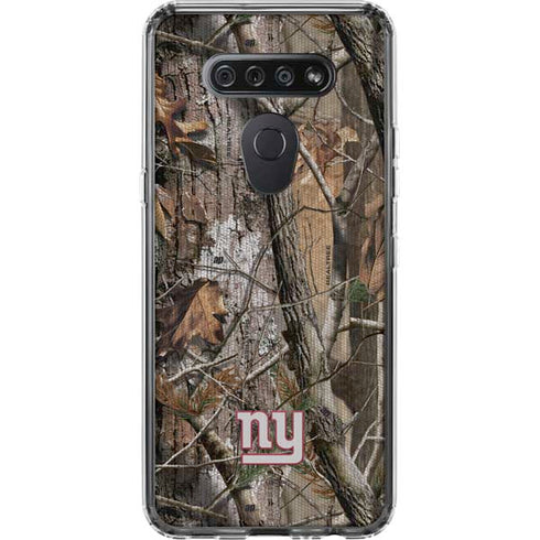 NFL New York Giants Realtree AP Camo LG K51/Q51 Clear Case