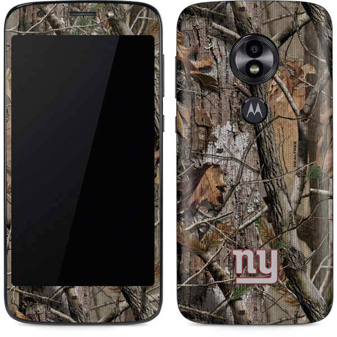 NFL New York Giants Realtree AP Camo Moto E5 Play Skin