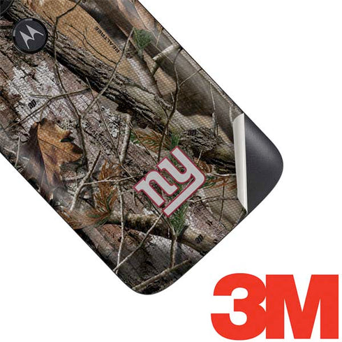 NFL New York Giants Realtree AP Camo Moto E5 Play Skin