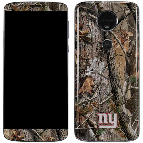NFL New York Giants Realtree AP Camo Moto E5 Plus Skin