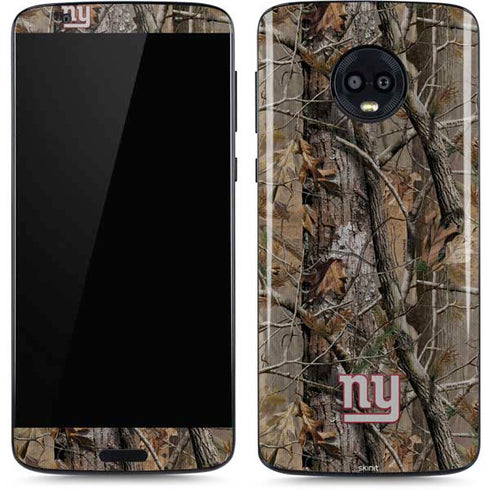 NFL New York Giants Realtree AP Camo Moto G6 Skin