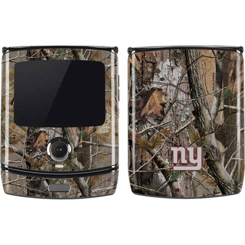 NFL New York Giants Realtree AP Camo Motorola RAZR Skin