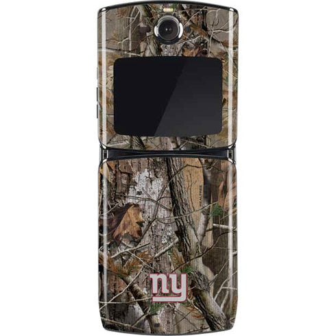 NFL New York Giants Realtree AP Camo Motorola RAZR Skin