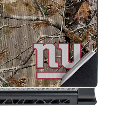 NFL New York Giants Realtree AP Camo MSI GS65 Stealth Laptop Skin