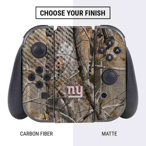 NFL New York Giants Realtree AP Camo Nintendo Switch Bundle Skin