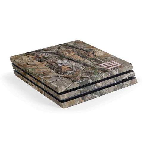 NFL New York Giants Realtree AP Camo PS4 Pro Console Skin