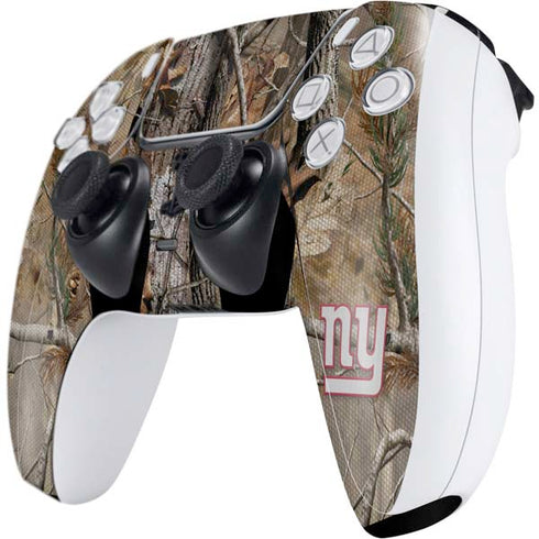 NFL New York Giants Realtree AP Camo PS5 Controller Skin