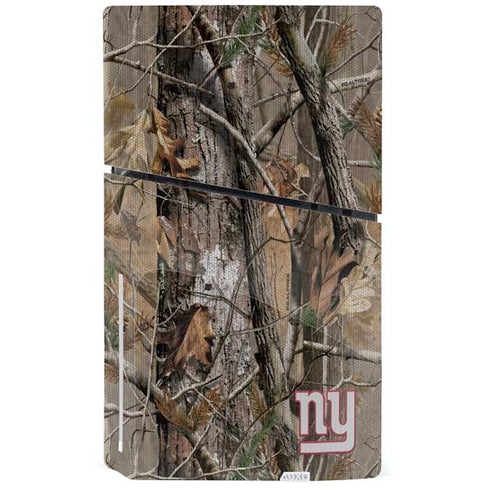 NFL New York Giants Realtree AP Camo PS5 Slim Disk Console Skin